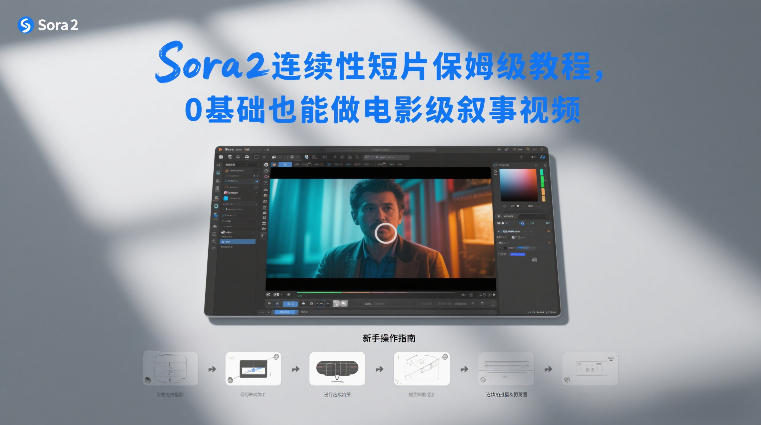 Sora2连续性短片保姆级教程，0基础也能做电影级叙事视频-鼎铸网