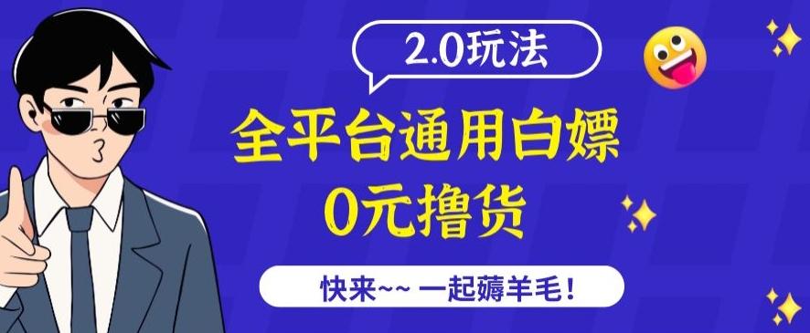 外面收费2980的全平台通用白嫖撸货项目2.0玩法【仅揭秘】-鼎铸网