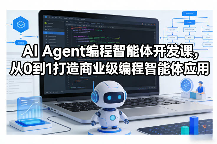 AI Agent编程智能体开发课，从0到1打造商业级编程智能体应用-鼎铸网