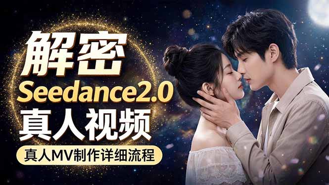 Seedance 2.0电影级真人 MV全流程拆解：提示词、运镜、粒子特效，手把手实操-鼎铸网