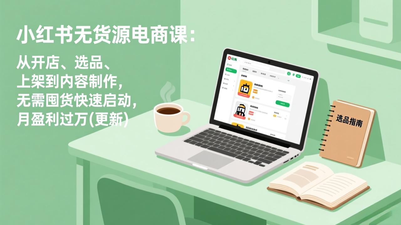 小红书无货源电商课(5月12更新-鼎铸网