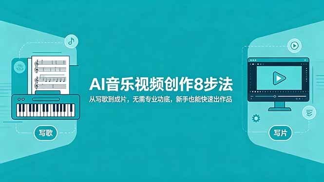AI音乐视频创作8步法：从写歌到成片，无需专业功底，新手也能快速出作品-鼎铸网