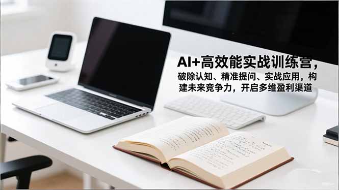 AI+高效能实战训练营，破除认知、精准提问、实战应用，构建未来竞争力，开启多维盈利渠道-鼎铸网