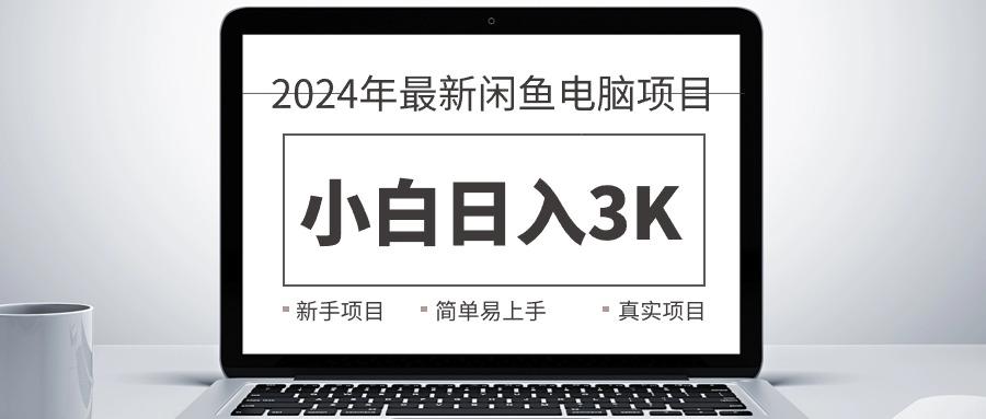 2024最新闲鱼卖电脑项目，新手小白日入3K+，最真实的项目教学-鼎铸网