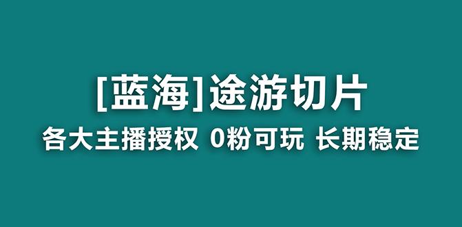 抖音途游切片，龙年第一个蓝海项目，提供授权和素材，长期稳定，月入过万-鼎铸网