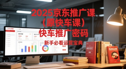 2025京东推广课(原快车课)解锁京东快车推广密码，新手必看运营宝典-鼎铸网