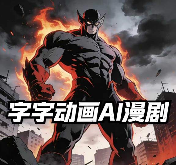 字字动画AI漫剧2026年第1期系统课程，小白看完就能学会实操的漫剧课，单人月收1-3W-鼎铸网