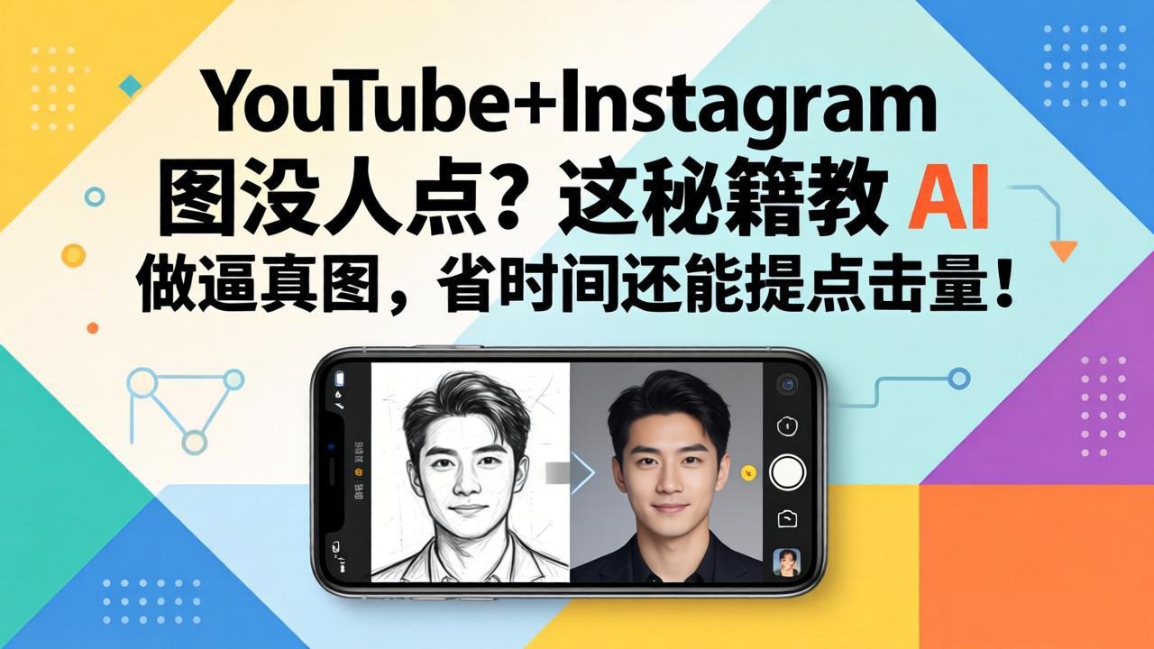 a1e27a7ac94e2f611b150c5e36b3e708.jpeg YouTube+Instagram图没人点?这秘籍教 AI 做逼真图,省时间还能提点击量