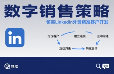 数字销售策略领英LinkedIn外贸精准客户开发-鼎铸网