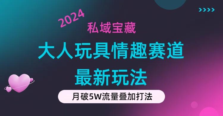 私域宝藏：大人玩具情趣赛道合规新玩法，零投入，私域超高流量成单率高-鼎铸网