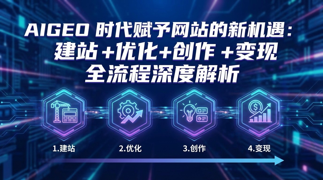 AIGEO+时代赋予网站的新机遇：建站+优化+创作+变现+全流程深度解析-鼎铸网