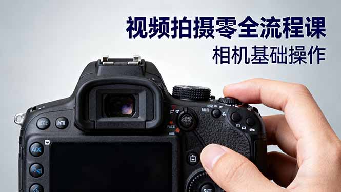 视频拍摄零全流程课：从相机基础操作到电影构图、光影布光、分镜头设计等-鼎铸网