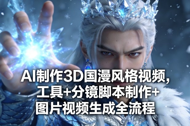 AI制作3D国漫风格视频，工具+分镜脚本制作+图片视频生成全流程-鼎铸网