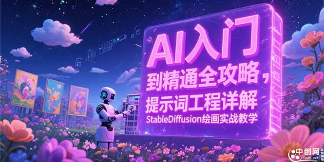 AI入门到精通全攻略，提示词工程详解，StableDiffusion绘画实战教学-鼎铸网