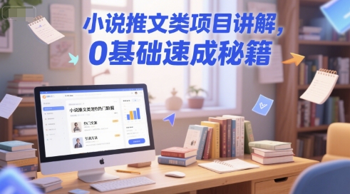 小说推文类项目讲解，0 基础速成秘籍-鼎铸网