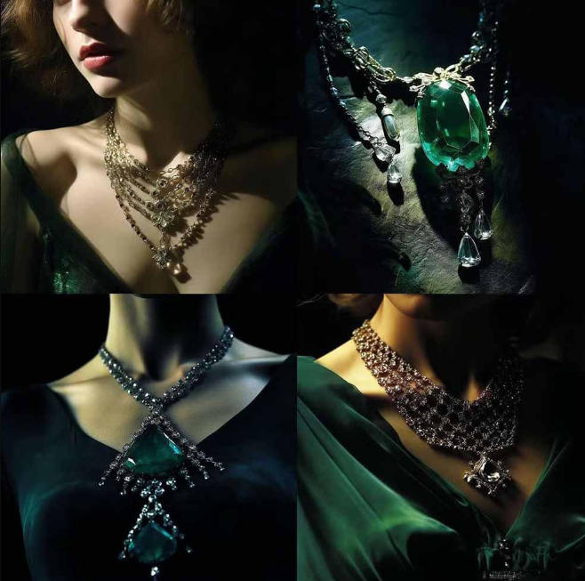 b6a4153a47dc57ddde23791c8222544f.jpeg 460+专业Midjourney珠宝摄影AI提示词戒指,项链-耳环-手链-宝石等,立即开始创作珠宝艺术