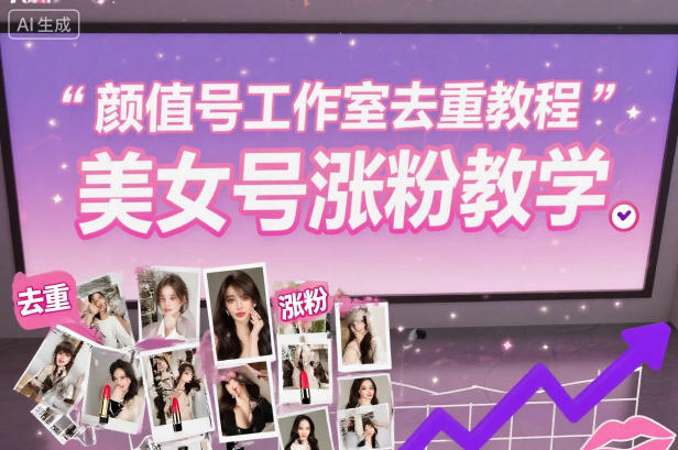 颜值号工作室去重教程，美女号涨粉教学-鼎铸网
