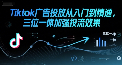 Tiktok广告投放从入门到精通，三位一体加强投流效果-鼎铸网
