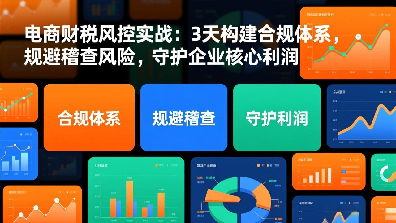 ce642b8822a5260cd56fee6399ddb993.jpeg 电商财税风控实战:3天构建合规体系,规避稽查风险,守护企业核心利润