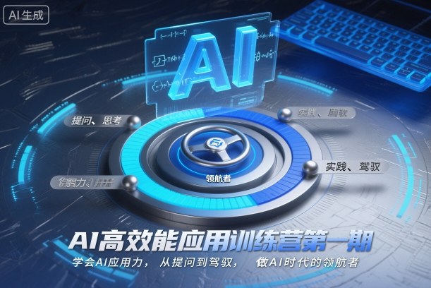 AI高效能应用训练营第一期，学会AI应用力，从提问到驾驭，做AI时代的领航者-鼎铸网