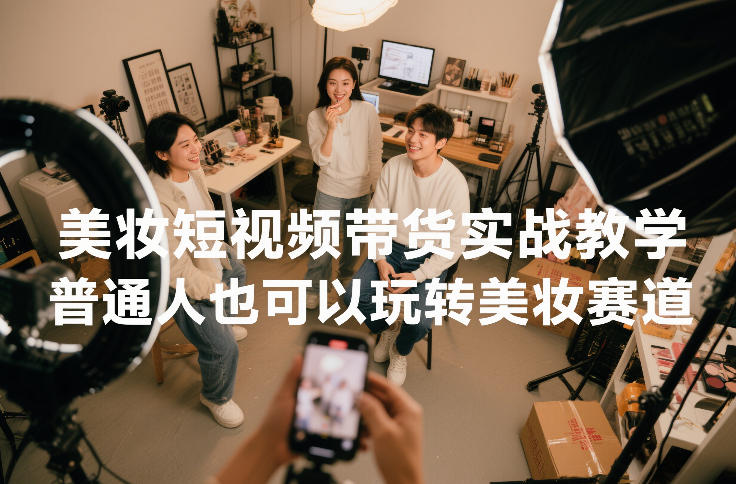 d29f5dee75dbcb4bda18152b9d4d03a2.jpeg 美妆短视频带货实战教学,普通人也可以玩转美妆赛道