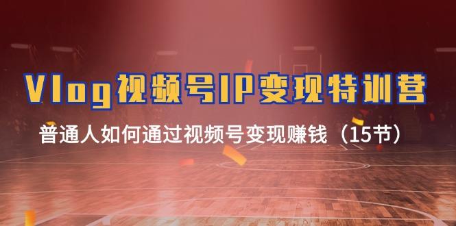 Vlog 视频号IP变现特训营，普通人如何通过视频号变现赚钱(15节-鼎铸网