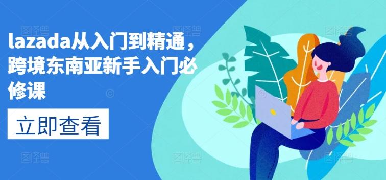 lazada从入门到精通，跨境东南亚新手入门必修课-鼎铸网