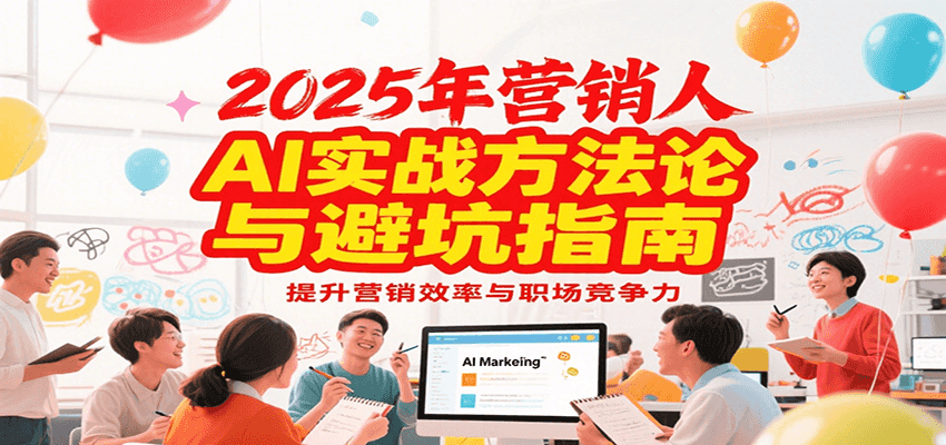 2025年营销实战方法论与避坑指南，利用AI提升营销效率与职场竞争力-鼎铸网