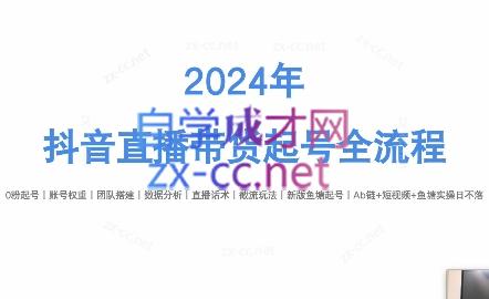 六六老师·2024年抖音直播带货起号全攻略-鼎铸网