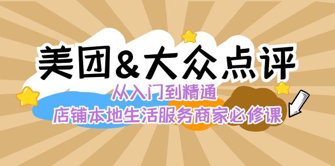 美团+大众点评 从入门到精通：店铺本地生活 流量提升 店铺运营 推广秘术 评价管理-鼎铸网