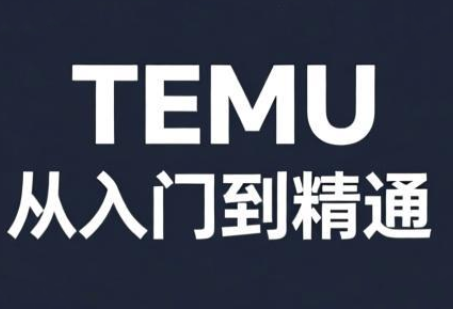 跨境麦冬·TEMU从入门到精通-鼎铸网