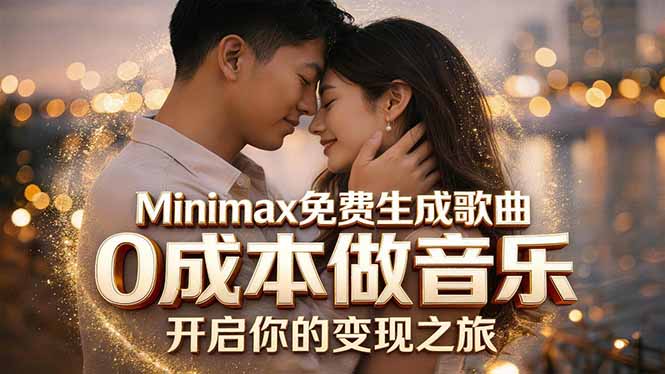 Minimax免费生成歌曲实测！0成本做音乐，说唱流行Lofi一键生成-鼎铸网