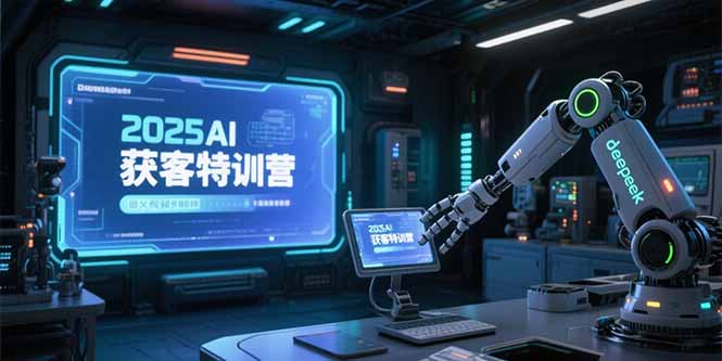 2025AI获客特训营，AI图文视频全制作，deepseek工具实操教学-鼎铸网