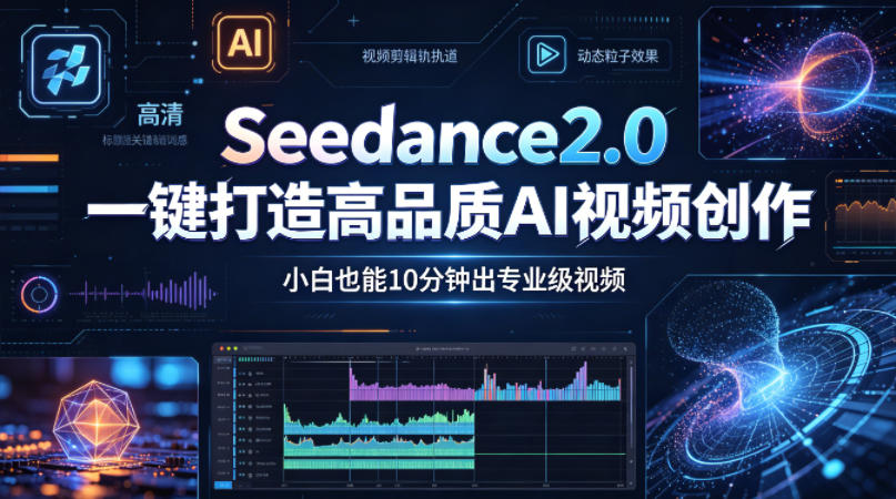 Seedance2.0一键打造高品质AI视频创作，小白也能10分钟出专业级视频-鼎铸网