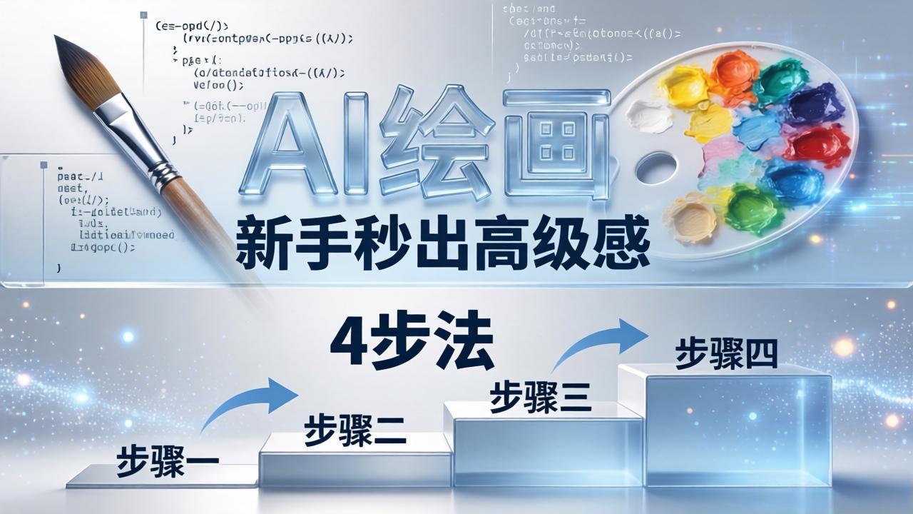 AI绘画入门别再硬磕了！即梦4步法：万能提示词公式+BRTR框架，新手秒出高级感-鼎铸网