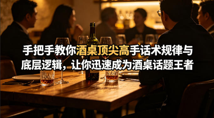 付费文章：手把手教你酒桌顶尖高手话术规律与底层逻辑，让你迅速成为酒桌话题王者(二十年全网独家经验分享)-鼎铸网