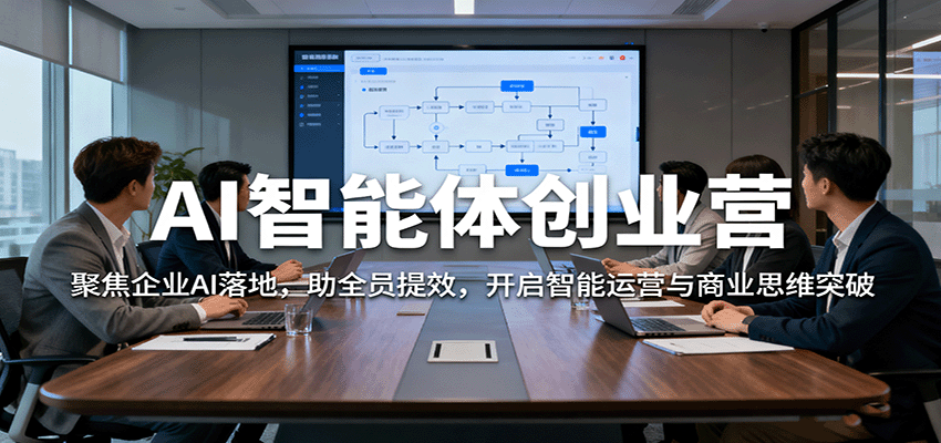 AI智能体创业营：聚焦企业AI落地，助全员提效，开启智能运营与商业思维突破-鼎铸网