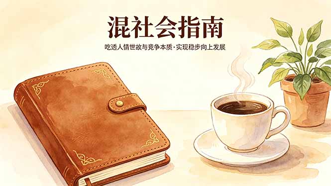 付费文章：混社会指南，吃透人情世故与竞争本质，实现稳步向上发展-鼎铸网