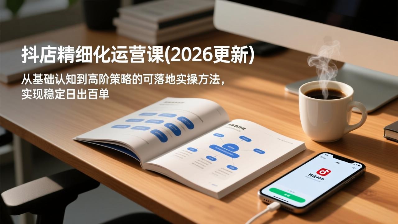 抖店精细化运营课(更新5月-鼎铸网