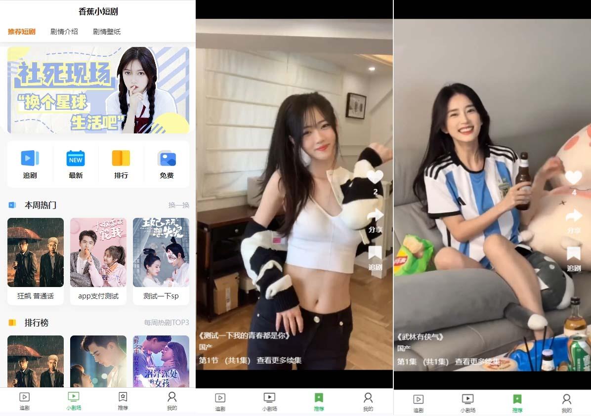 (8542期)小剧场短剧影视系统源码 全开源 带支付收益+会员机制+代理推广等模式【...-鼎铸网